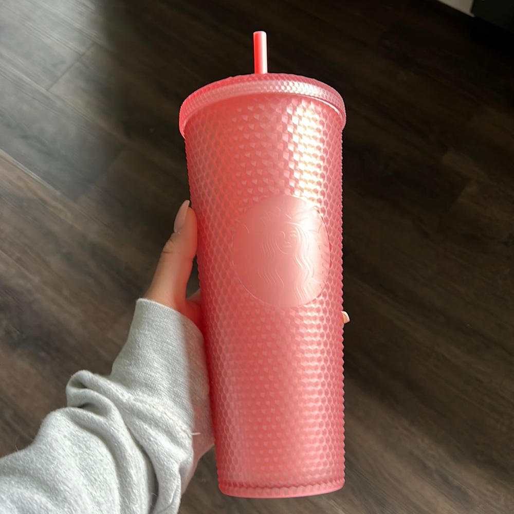 Starbucks 2022 Winter Pink Studded Tumbler Cup